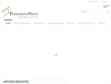 Tablet Screenshot of peregrinoneto.com.br